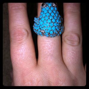 🐸Blue frog ring🐸